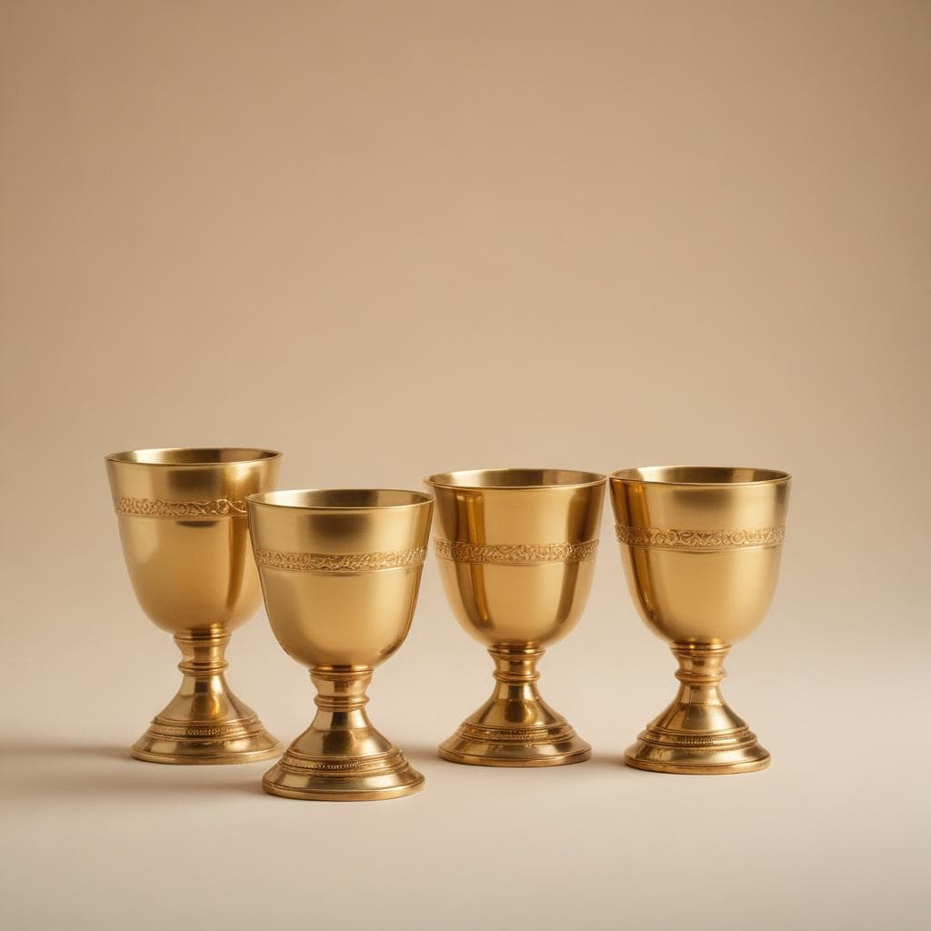 Brass glasses